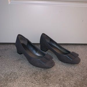 Suede Heeled-flats